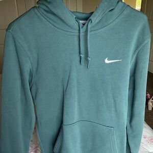 Nike Teal Hoodie with White Logo